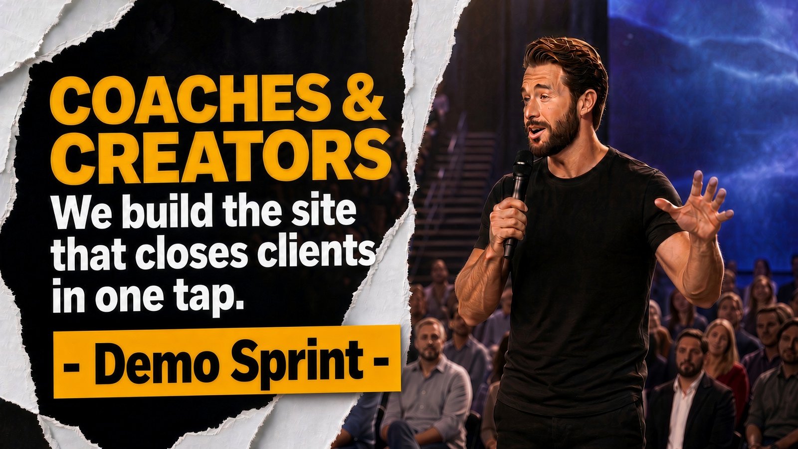 Demo Sprint — we build the site that closes clients in one tap