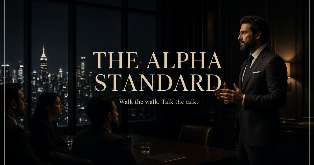 The Alpha Standard — High-ticket commit flow