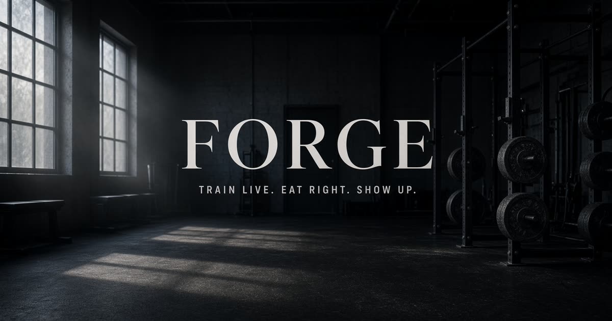 Forge — live build: coaching / fitness product